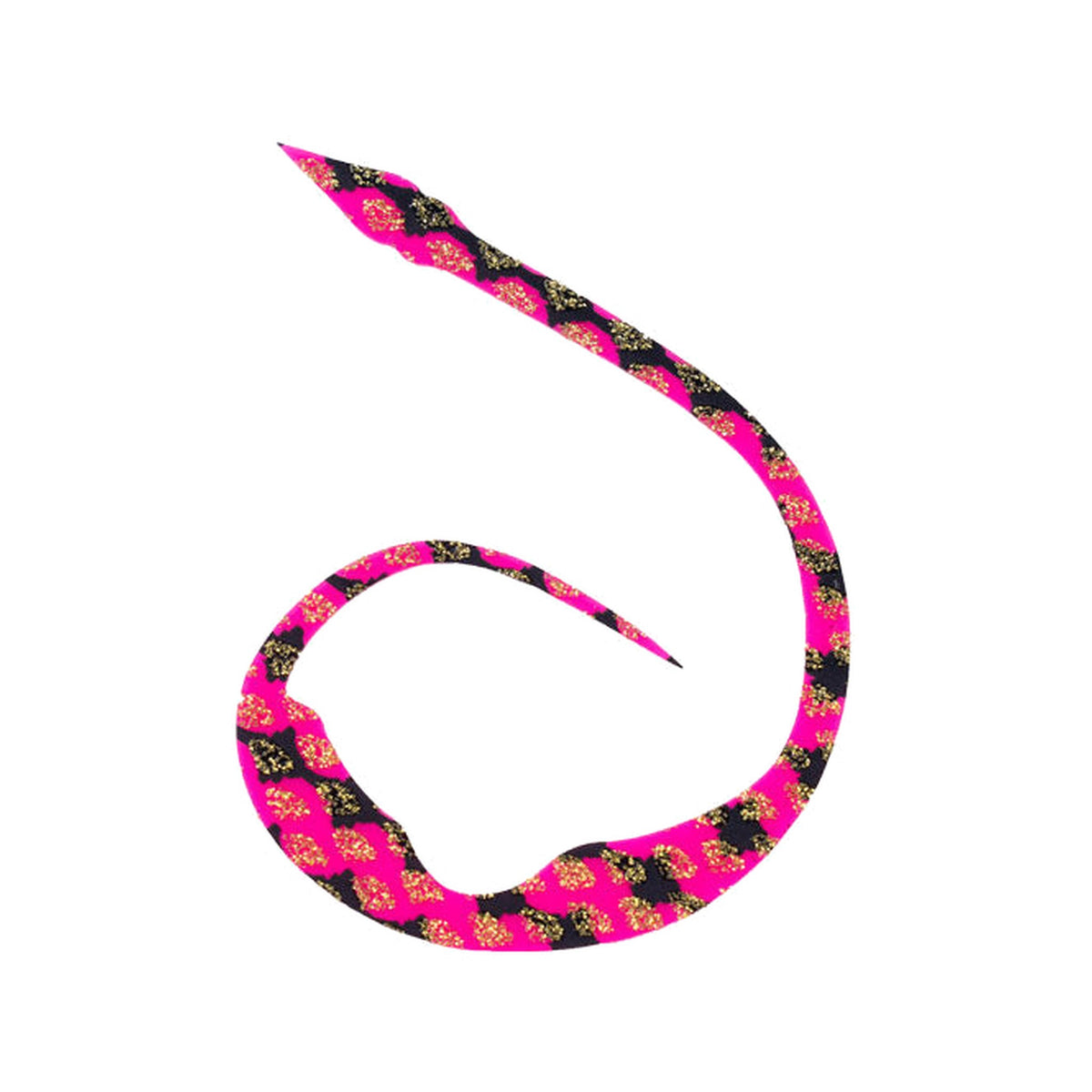 START Silicone Necktie Majicurly Jr. — Pink Zebra