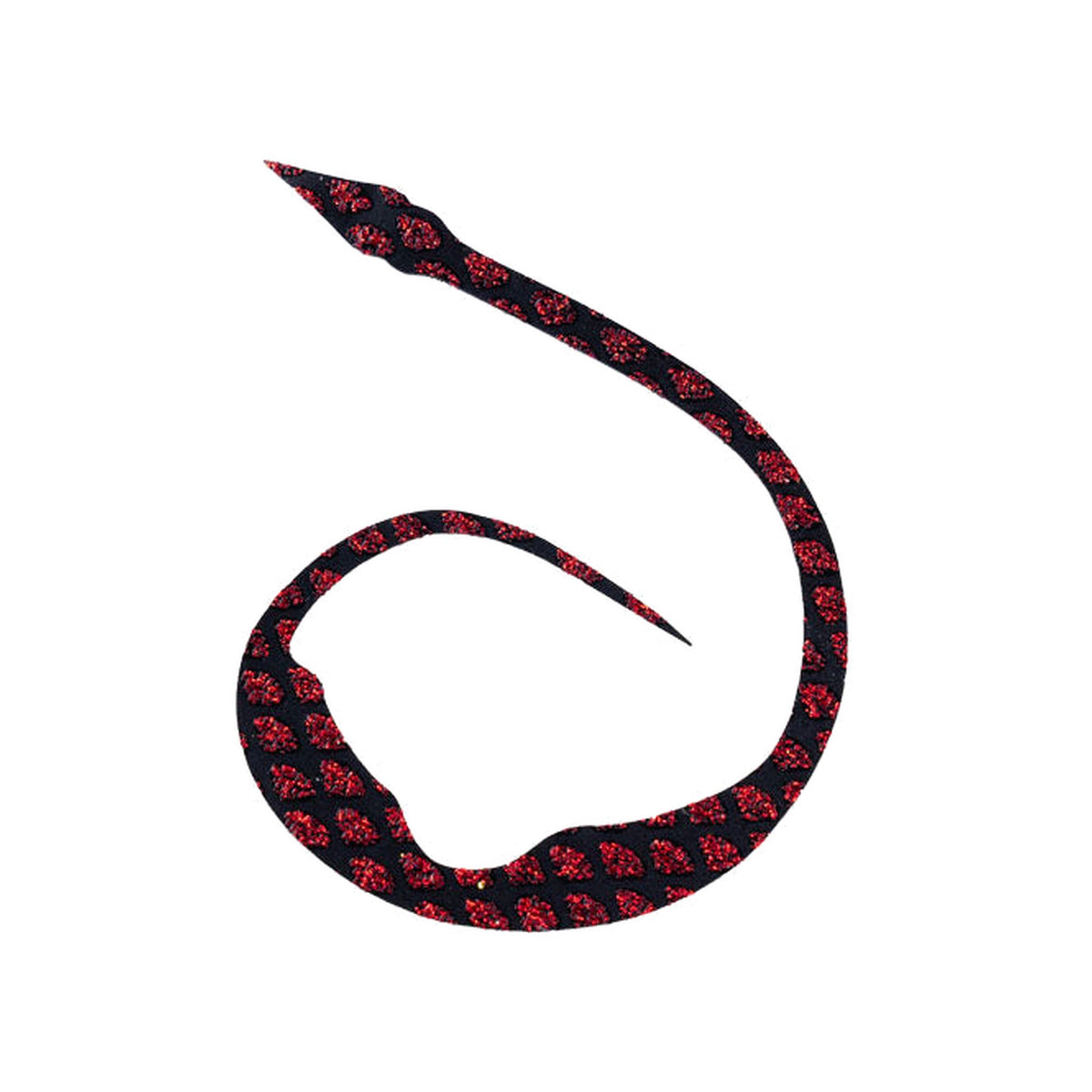START Silicone Necktie Majicurly Jr. — Black Red SK