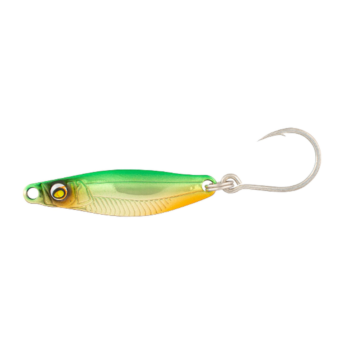Jackall Jettrow Metal Buddy in Meimetsu Green Gold — official product photo