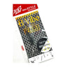 #29 Matte Black / Super Fluorescent White Gold Glitter