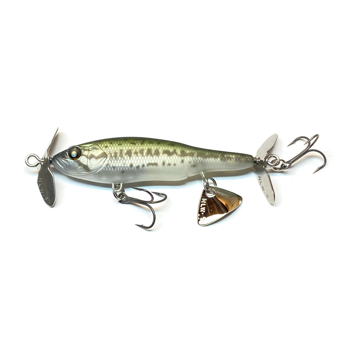 Nishine Lure Works Baby Abino 70S in Juvenile Largemouth — official Nishine Lure Works product photo