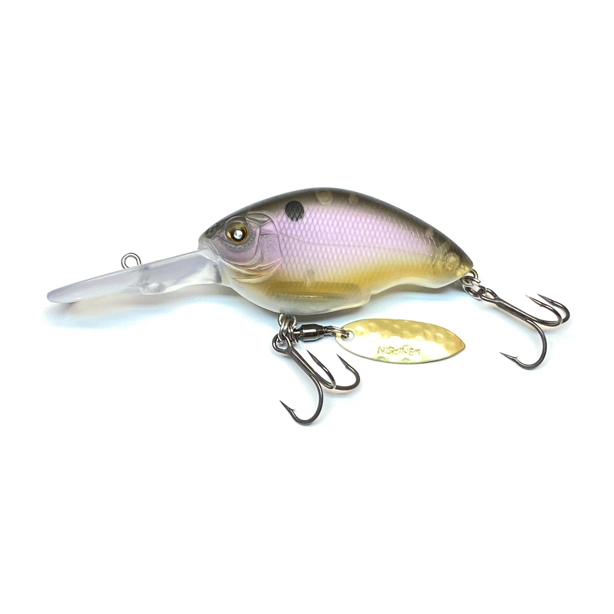 Nishine Lure Works Baby Chippawa DD Blade in Ghost Shad — official Nishine Lure Works product photo
