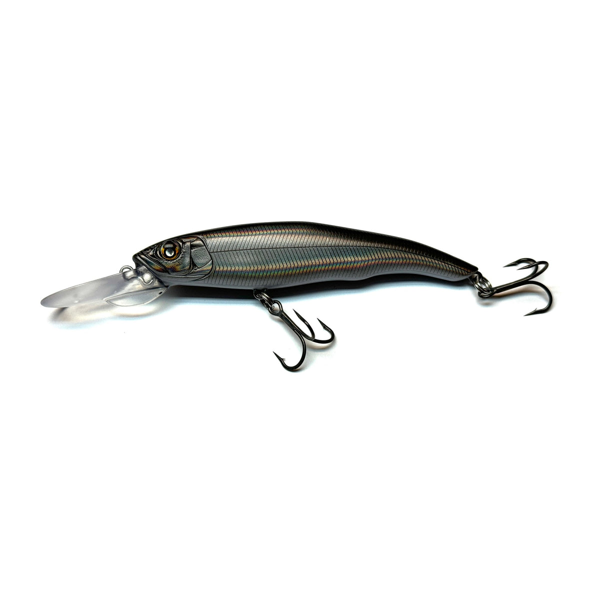 Nishine Lure Works Erie 95MD in Gun Metal — official Nishine Lure Works product photo