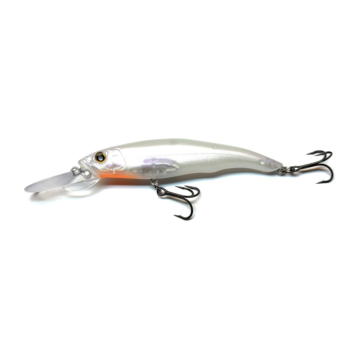 Nishine Lure Works Erie 95MD in Pearl Flash — official Nishine Lure Works product photo