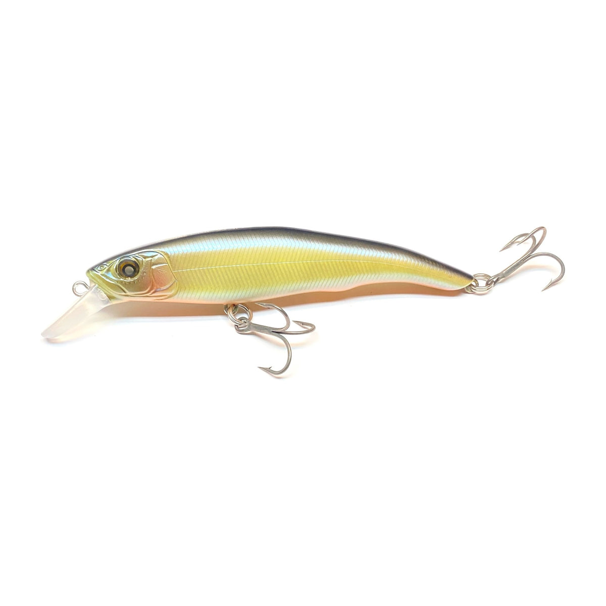 Nishine Lure Works Erie 95SD in BPB Chartreuse Smelt — official Nishine Lure Works product photo