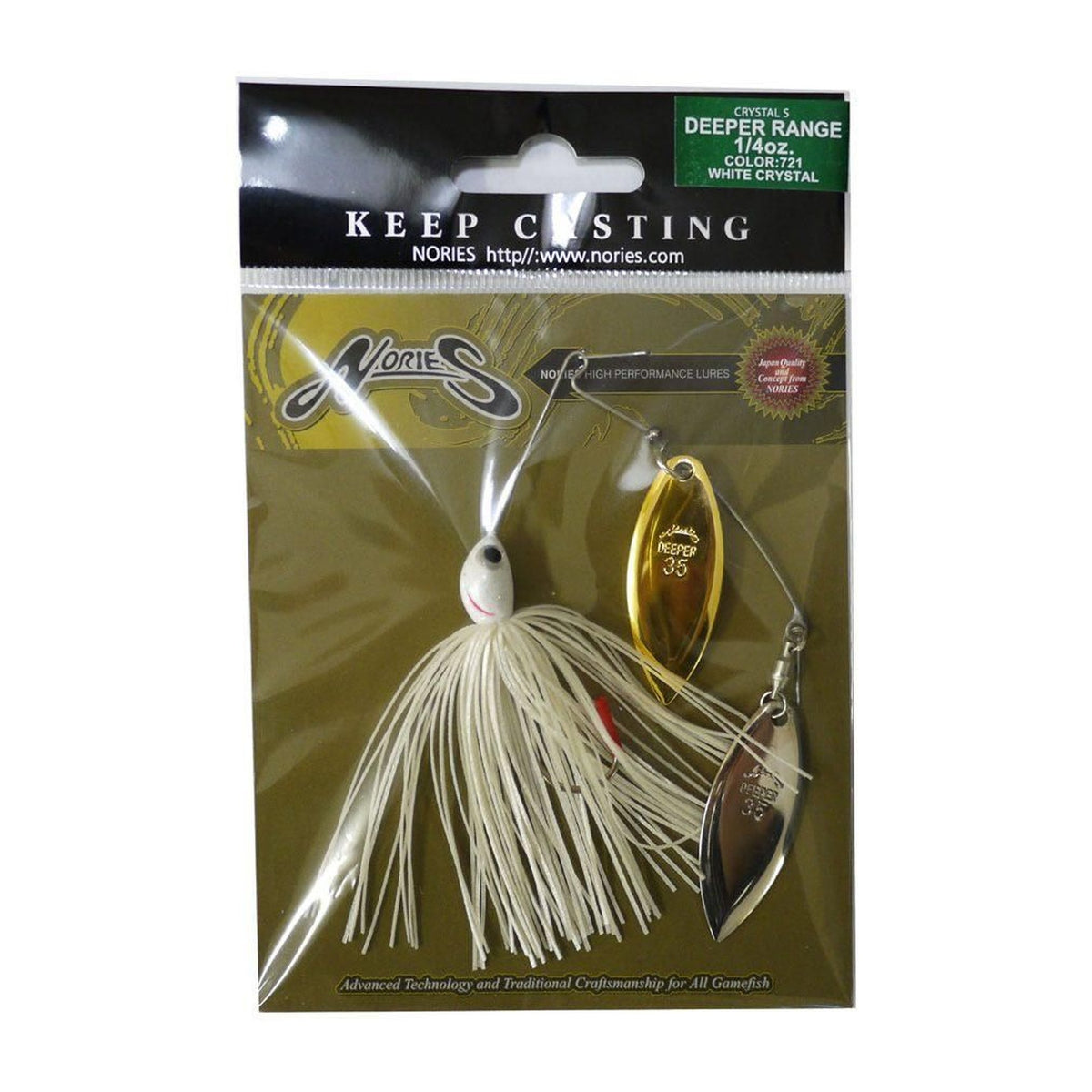 Nories Deeper Range 1/4oz in 721 White Crystal — official product photo