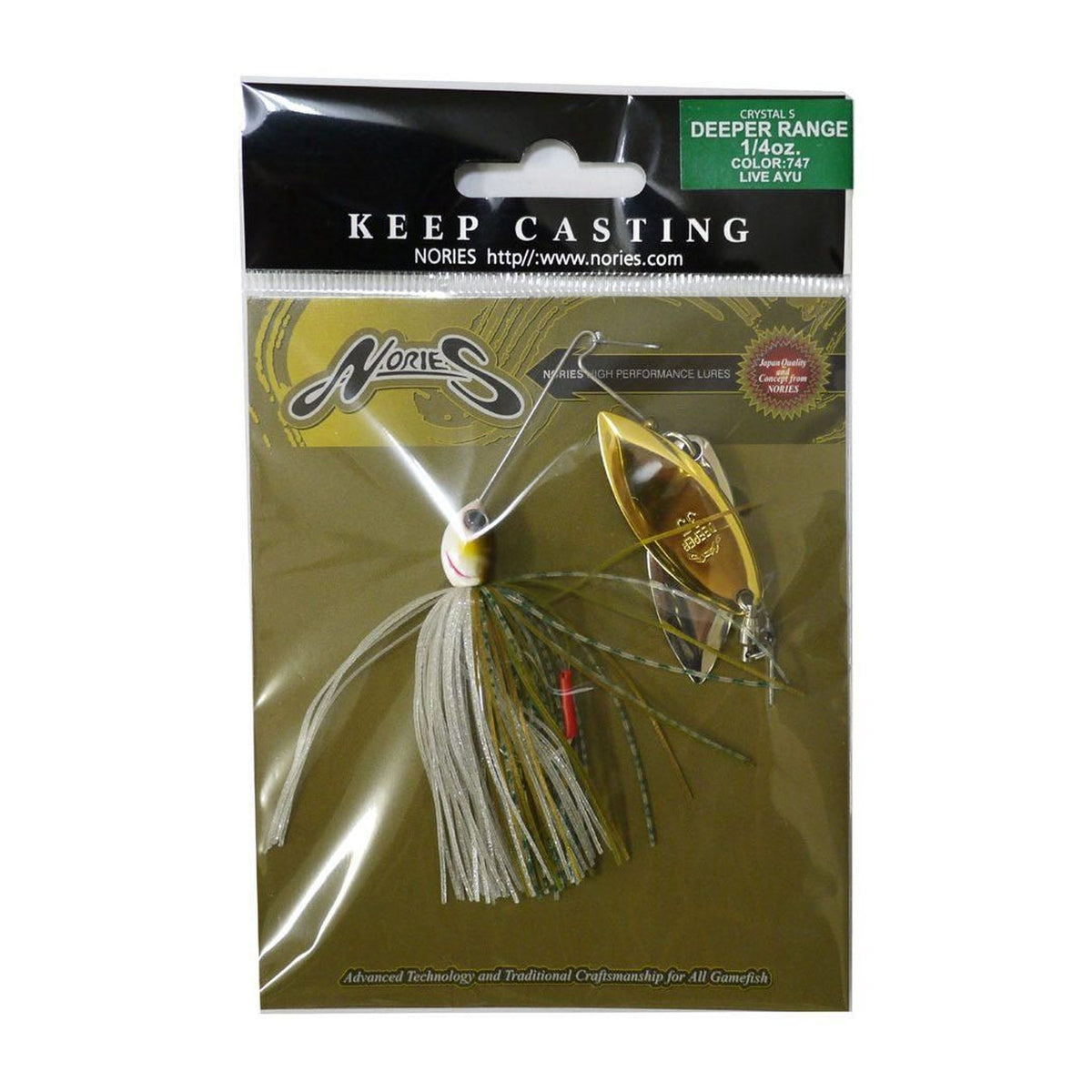 Nories Deeper Range 1/4oz in 747 Live Ayu — official product photo