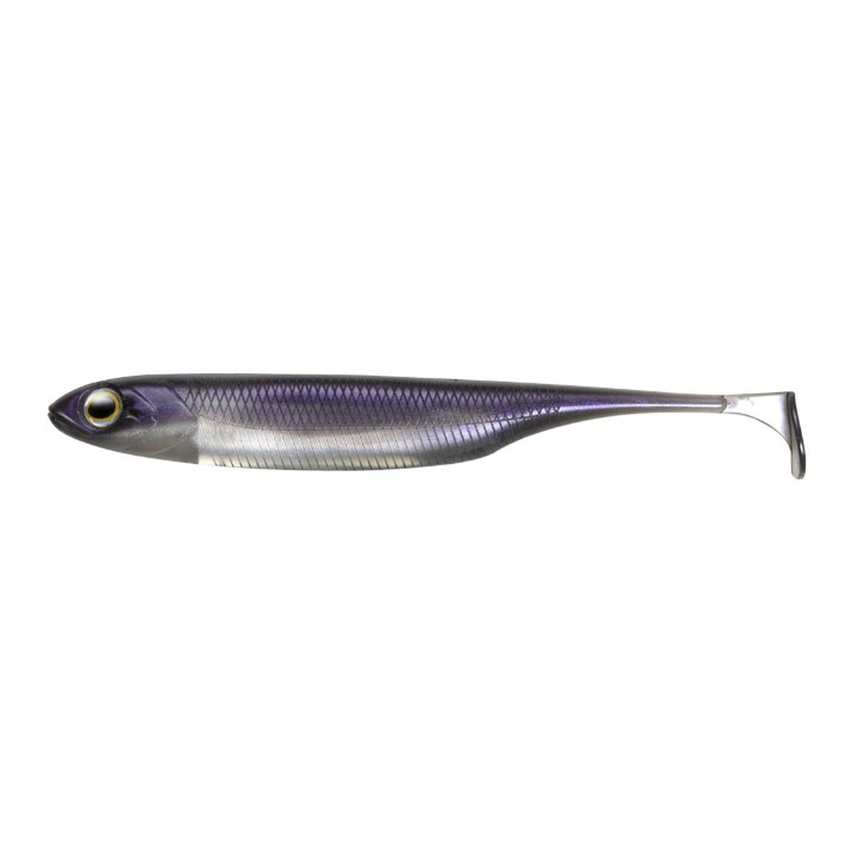 Fish Arrow Flash-J Shad 3in SW #122 Keimura Purple / Silver