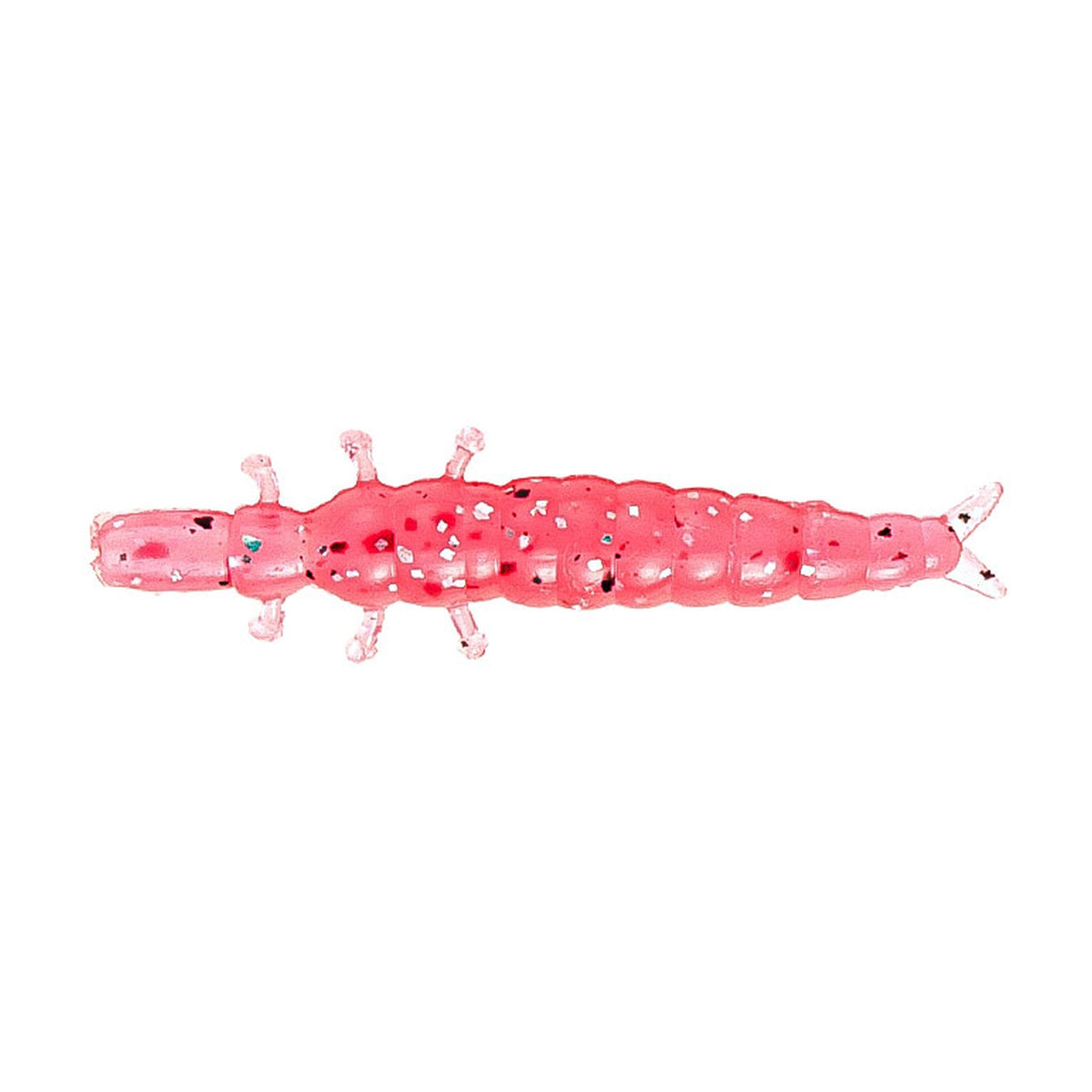 Nikko Kasei Zazamushi Worm DAPPY Kurokawamushi (Large) 1.5in soft plastic bait, Pepper Gum