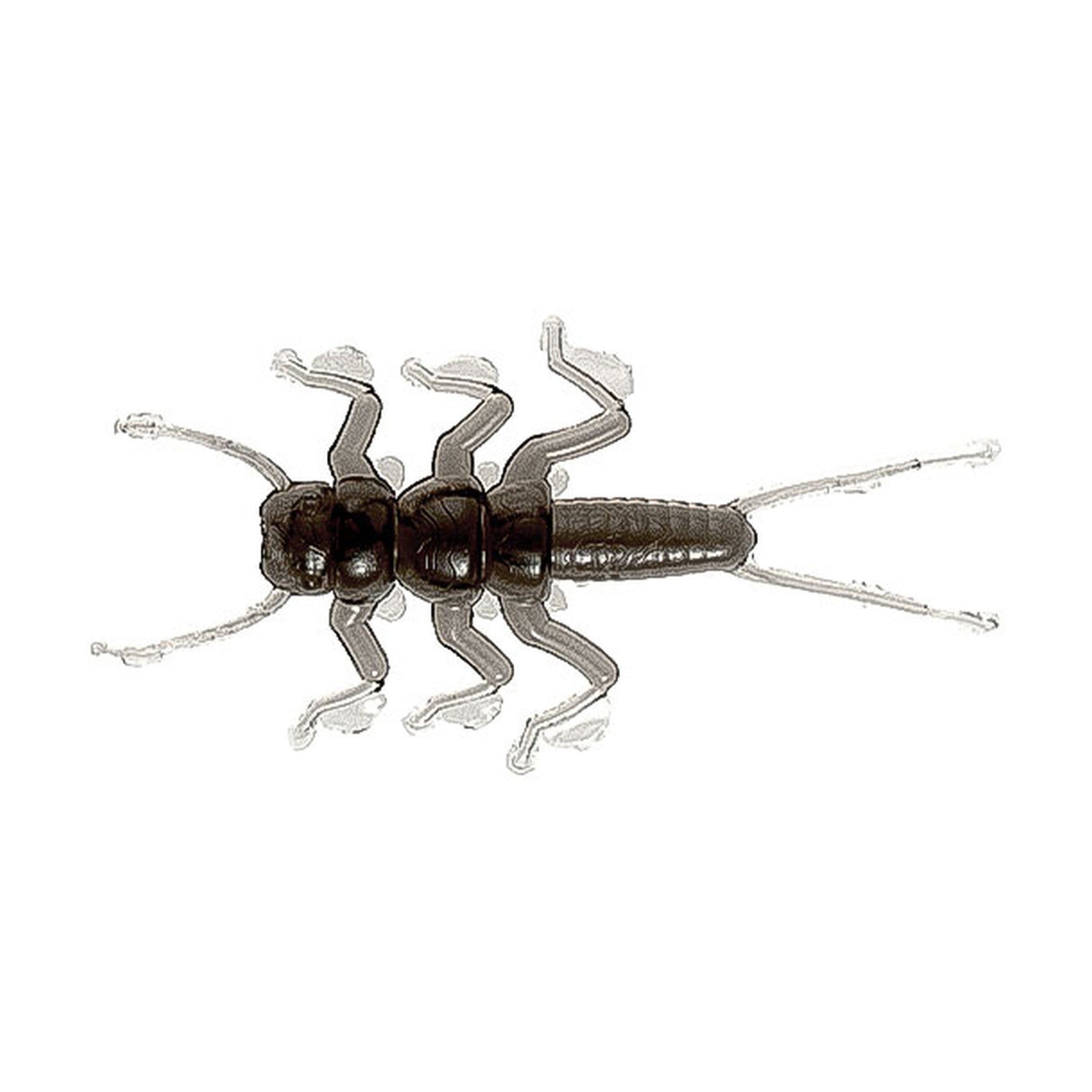 Nikko Kasei Zazamushi Worm DAPPY Onichoro 0.7in soft plastic bait, Natural