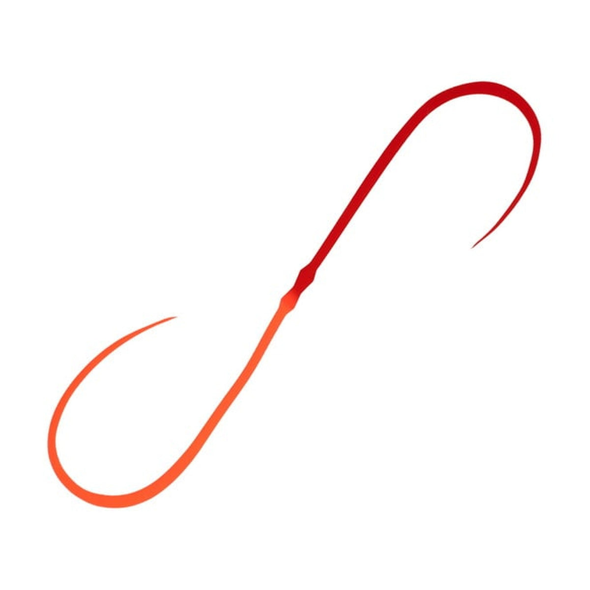 Jackall BINBINDAMA CUSTOM NECKTIE Fine Finesse - F-0366 H&H Bright Orange/Clear Red