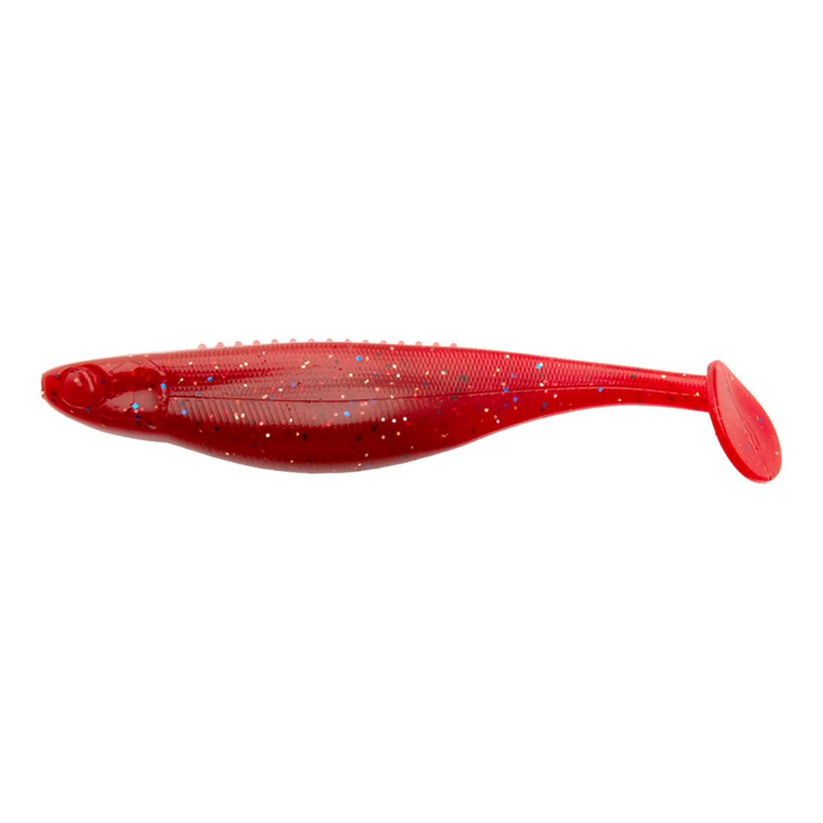 Bait Breath Harapan Shad 3in in HS01 Harapan Red — official Bait Breath product photo