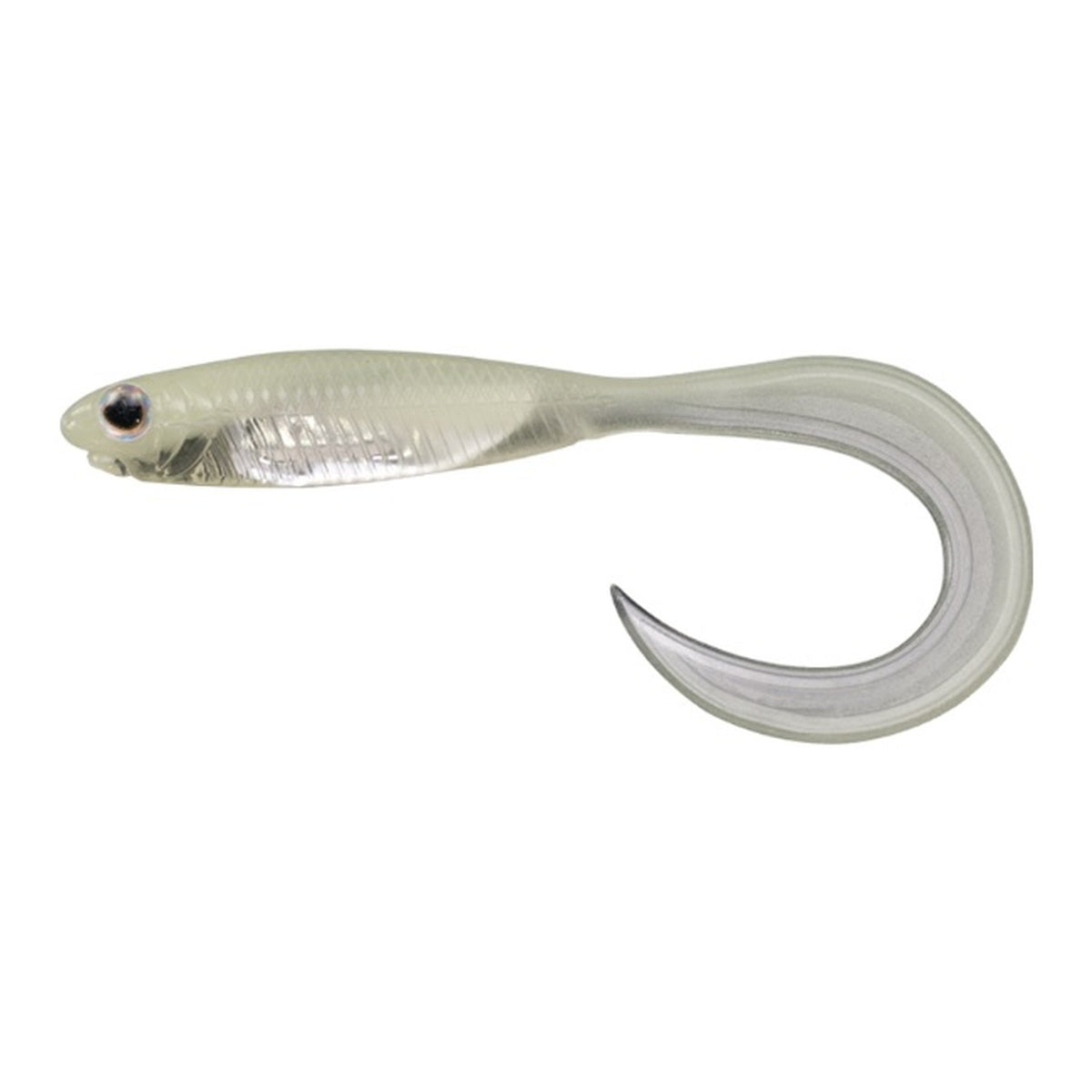 Fish Arrow Flash-J Curly 2in SW #L134 Luminova Glow / Silver