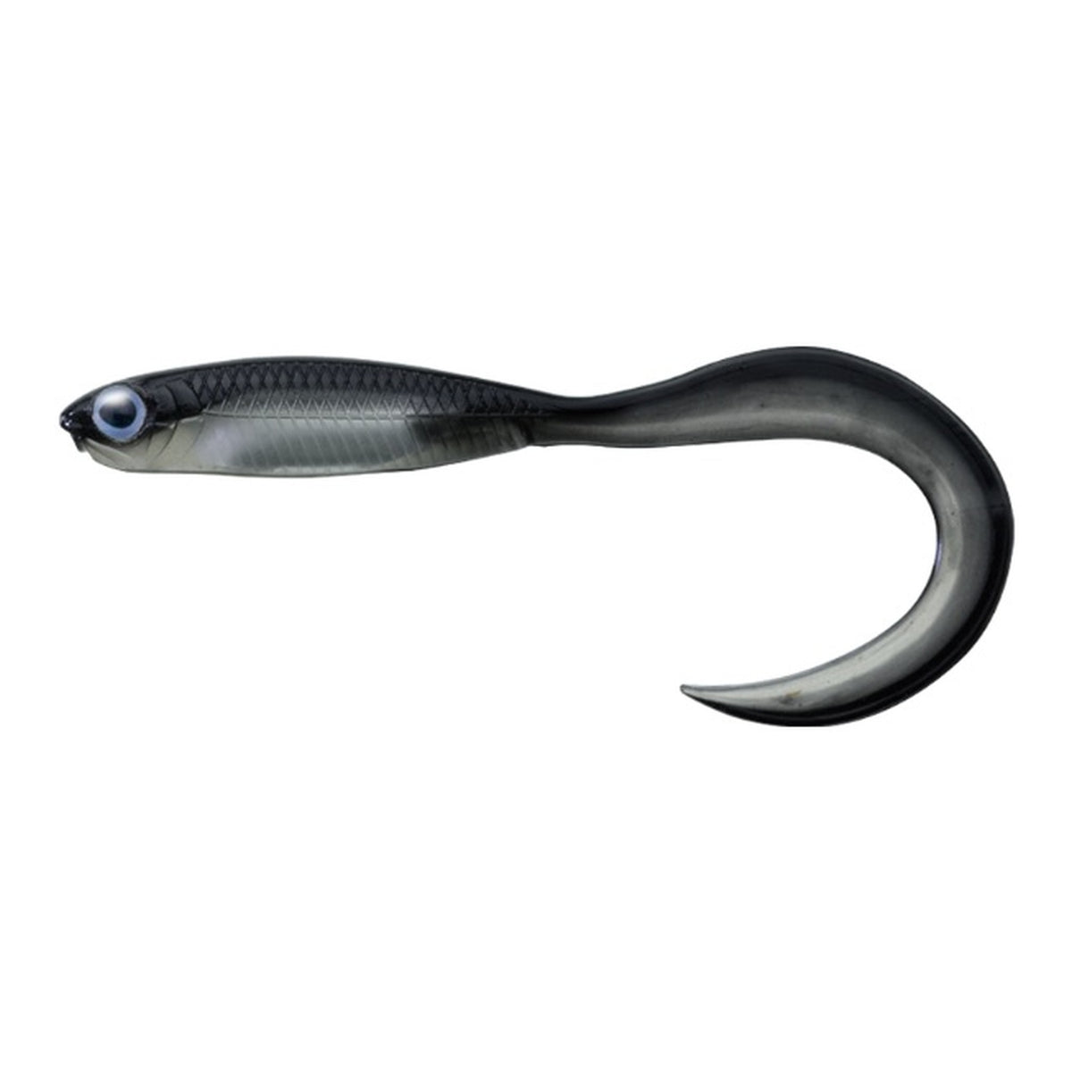 Fish Arrow Flash-J Curly 2in SW #L152 Black / Blue Luminova