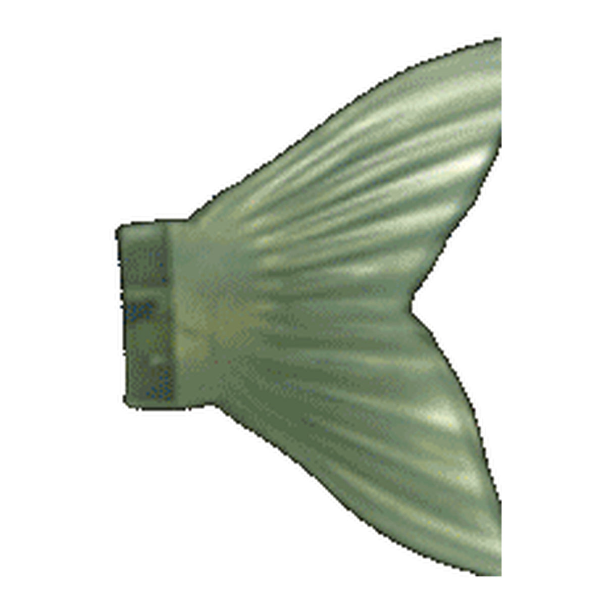 Gan Craft Jointed Claw 178 Spare Soft Tail #01 Black Smoke