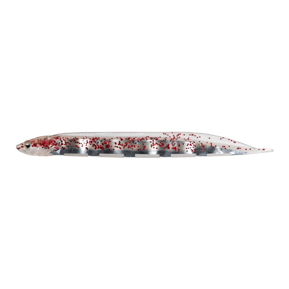Fish Arrow Flash-J Shirasu 3in SW #125 Clear Red Glitter / Silver