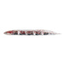 #125 Clear Red Glitter / Silver