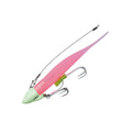 Major Craft Jigpara Wind Slim Start Kit, glow head with glow pink worm (GPK)