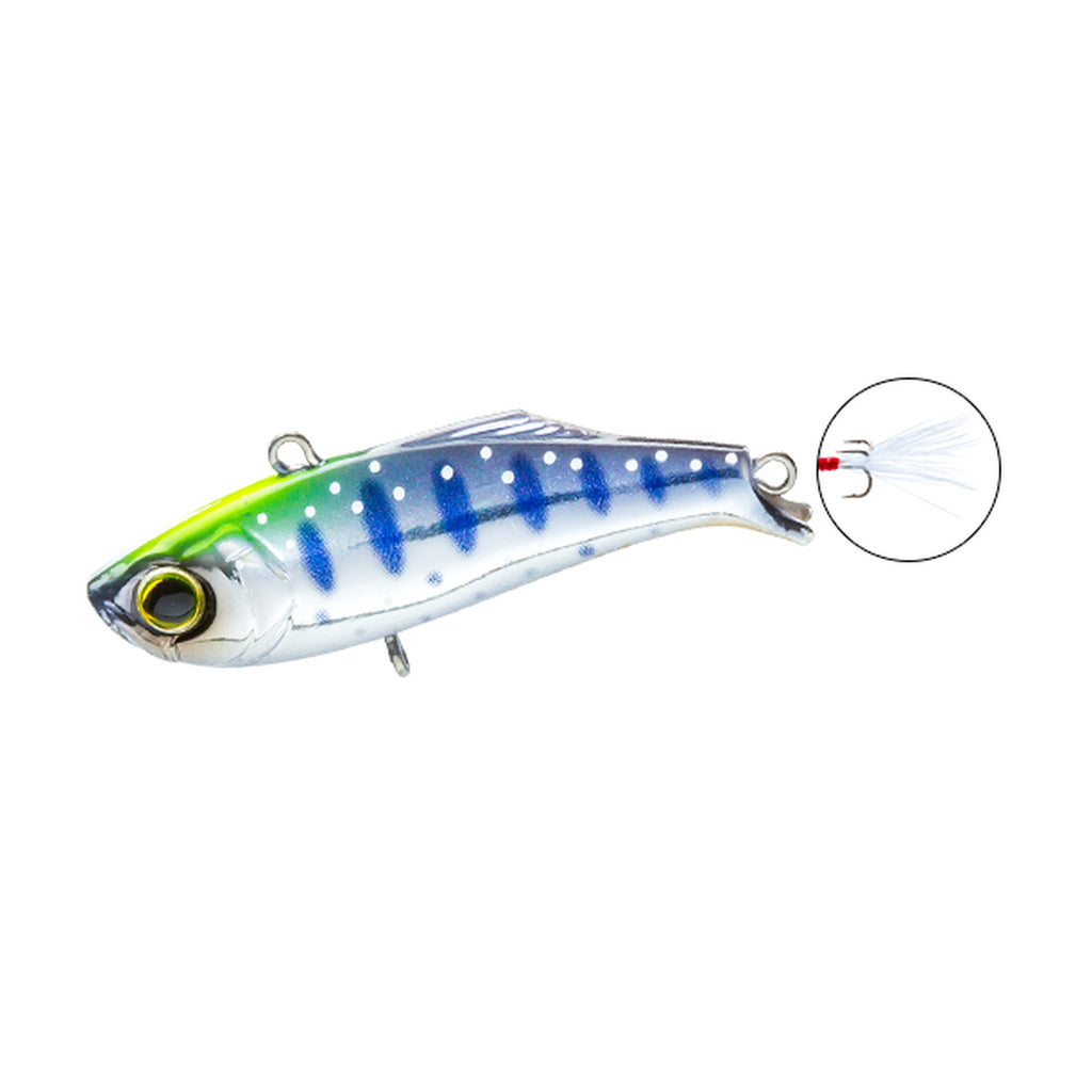 Duel HARDCORE TROUT BOTTOM SKIP 40S - HSSY Sight Silver Black Trout