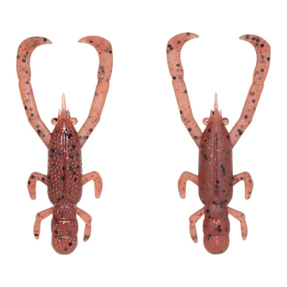 Fish Arrow Free Rig Shrimp 2.6in #05 Pumpkin Red
