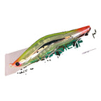 Blazeye Lipless Evoloots 120F #08 サテライトチャート