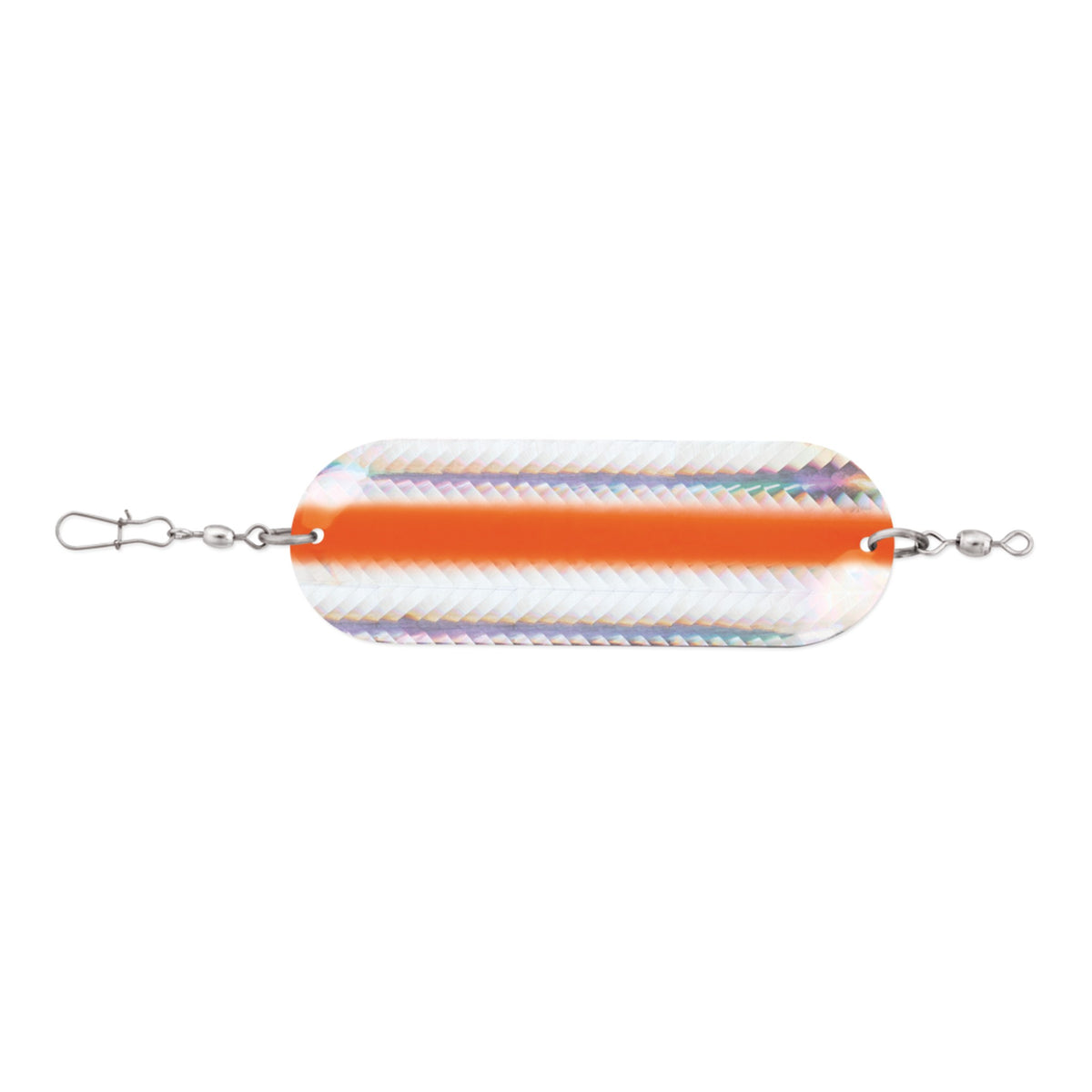 Jensen Trout & Kokanee Dodger trolling attractor blade, isolated product photo