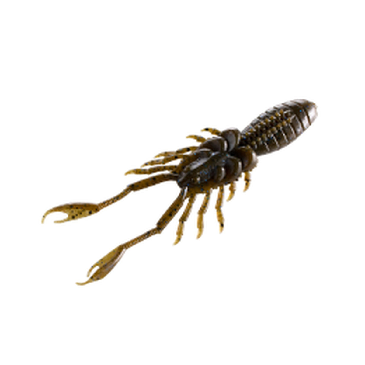 Bait Breath eX-Rider Shrimp Jr. Finesse 3.5 - #146 Green Pumpkin Shrimp