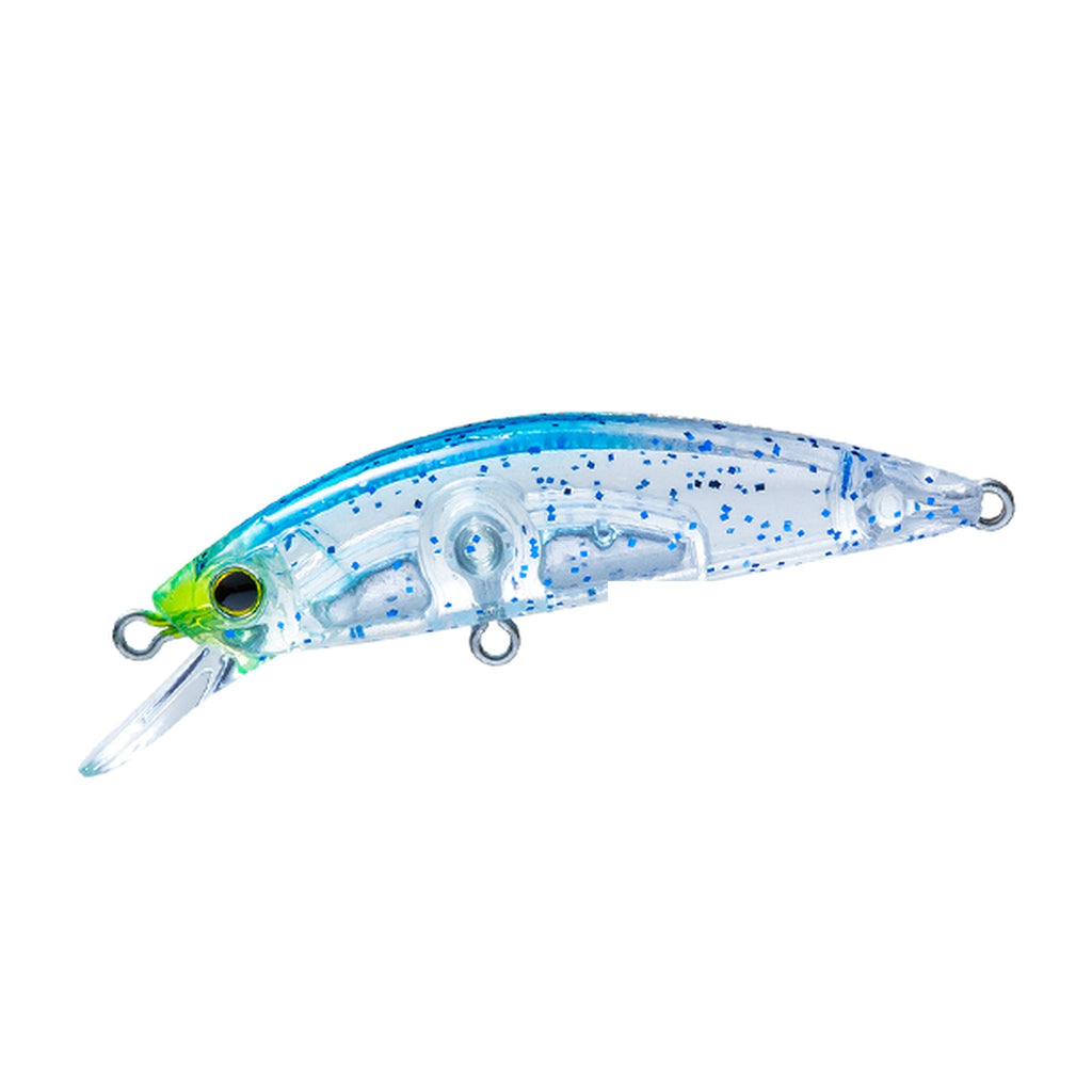 Duel Hardcore LG Heavy Minnow 50mm - KBBG Fluorescent Blue Blue Glitter