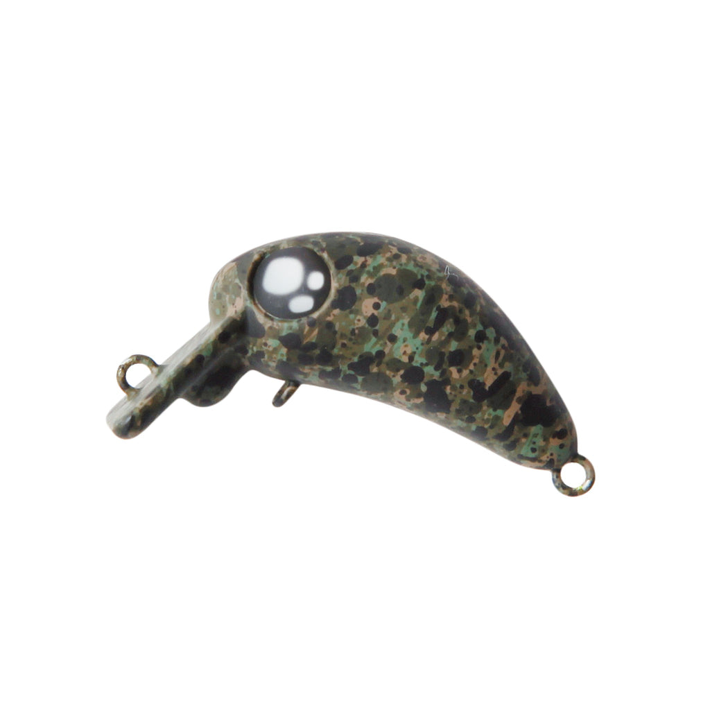 Rob Lure Chelsea F micro crankbait, カモフラペレット colourway, isolated on white