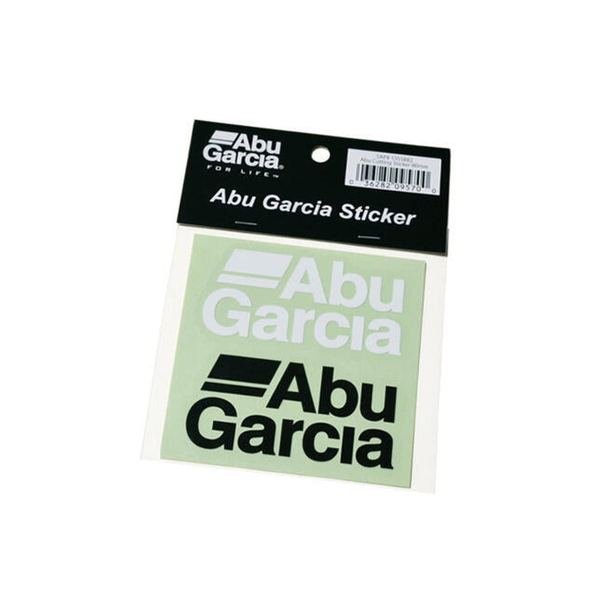Abu Garcia ABU Cutting Sticker 80mm Black & White
