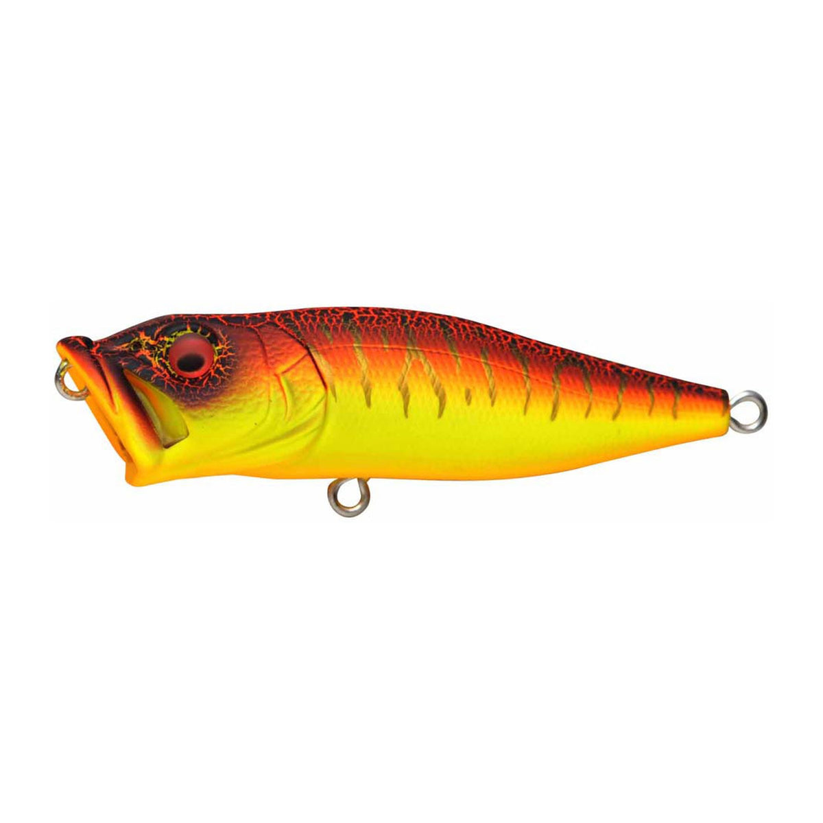 Megabass Pop-X in Red Tiger — official product photo
