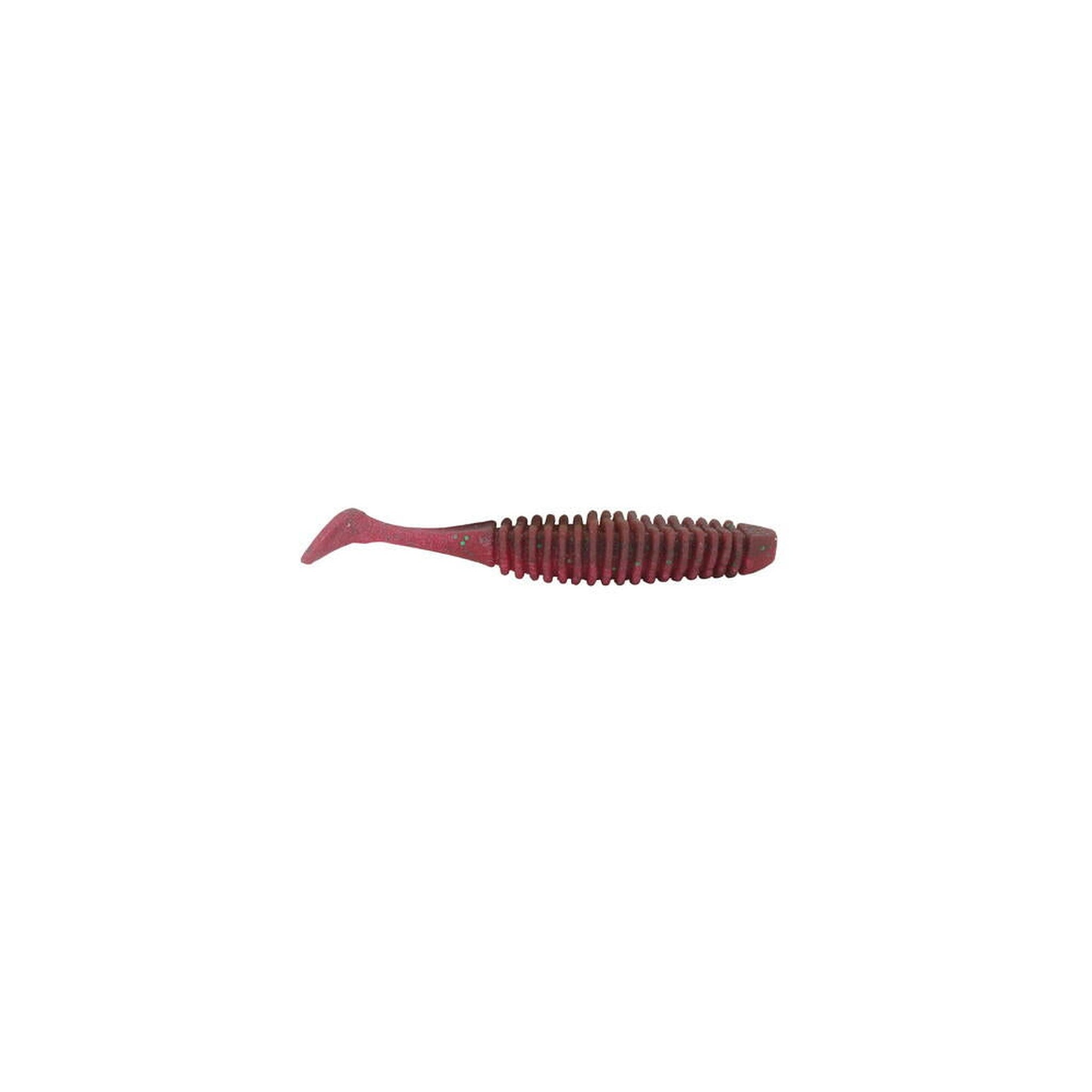 Berkley PowerBait MaxScent Pulse Tail 4.2 - RSG Red Shad Green Glitter