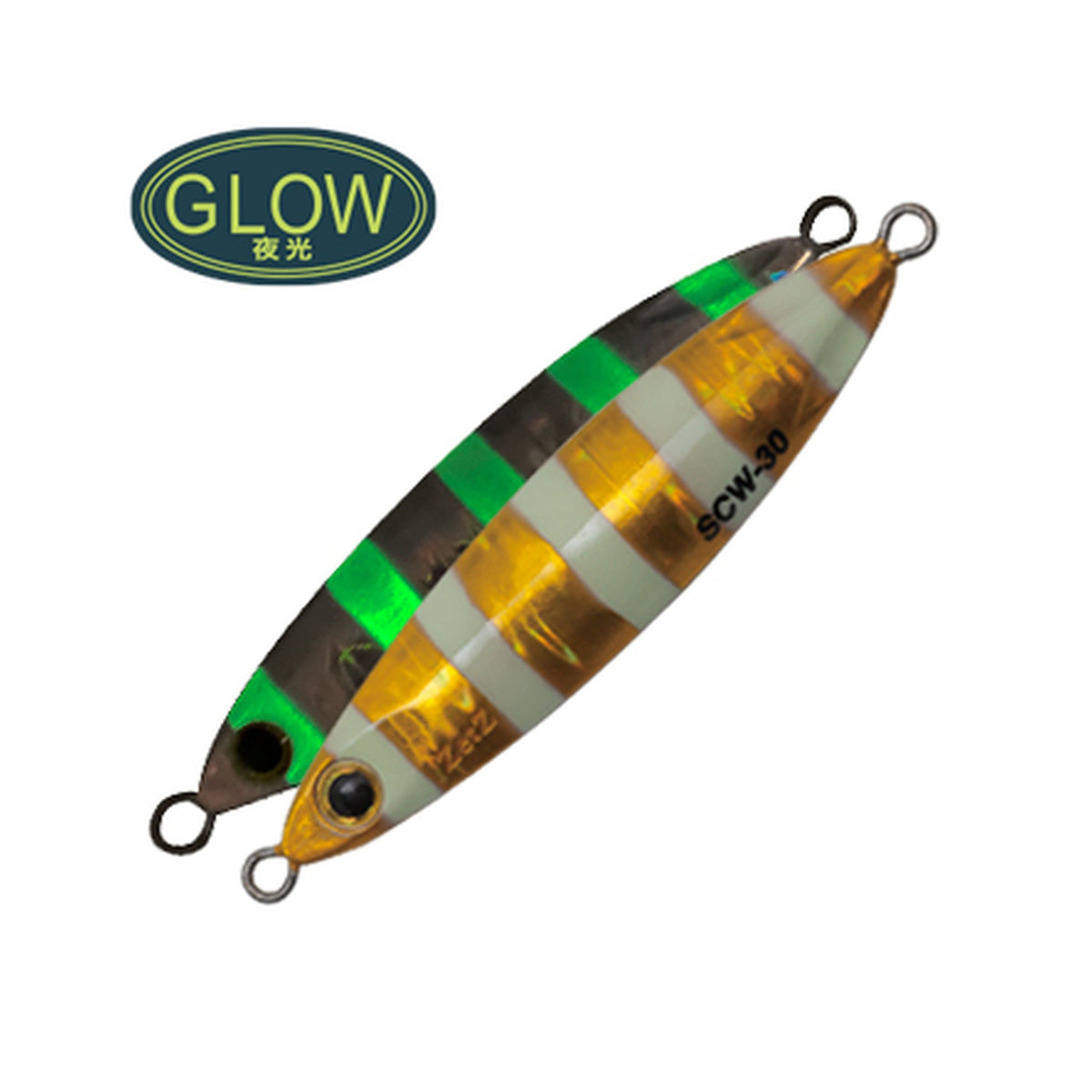 Palms Slow Blatt Cast Wide 20g - MG-547 Zebra Gold