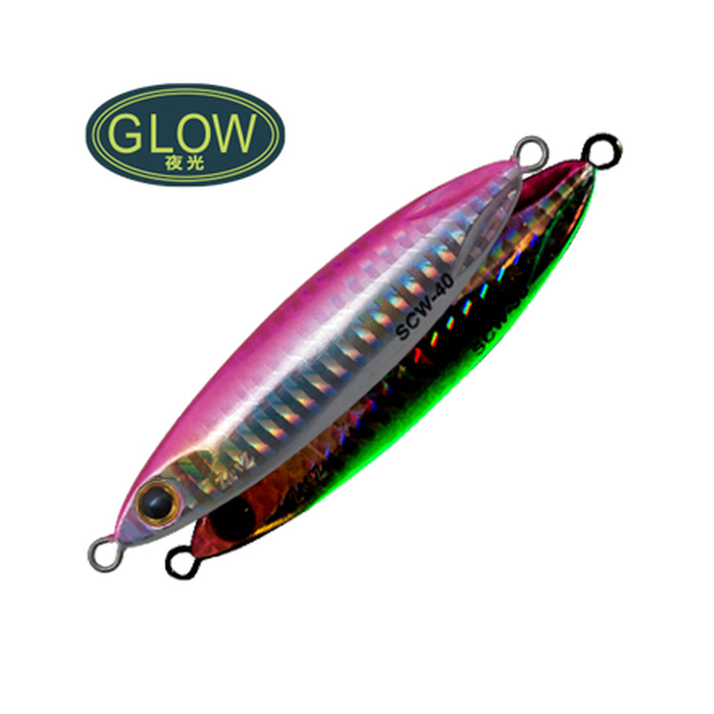 Palms Slow Blatt Cast WIDE 60g - H-528 Pink Back Glow