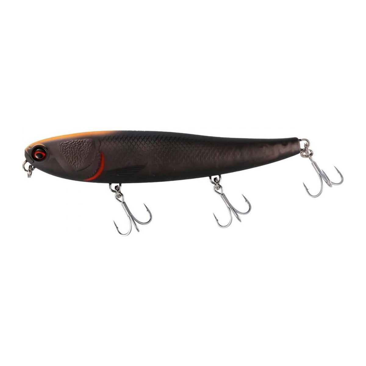Savage Gear Bullet Mullet 180F in Orange Head Ghost Black — official product photo