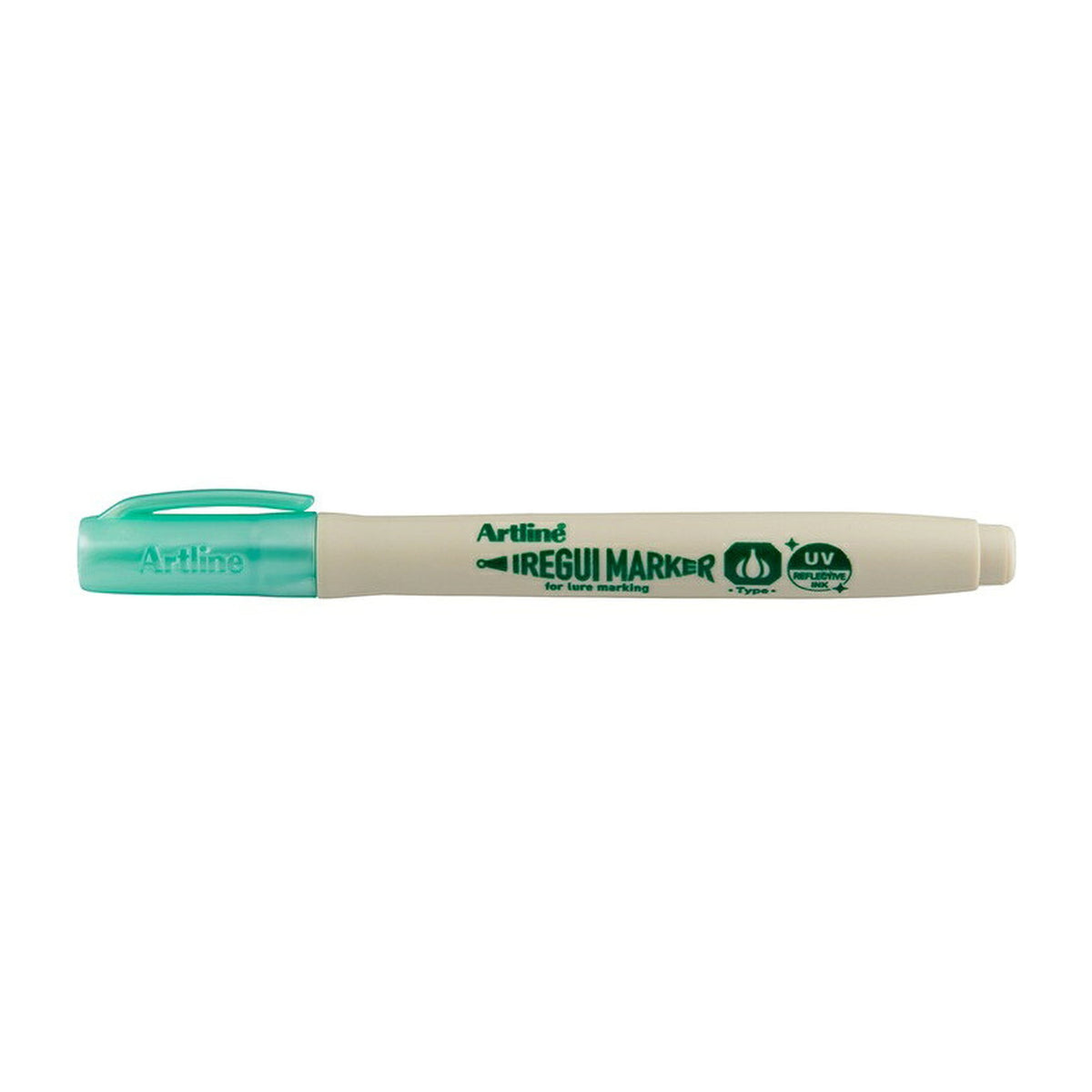Shachihata Iregui Marker in Garlic / Keimura Clear Green — official product photo