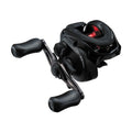 Shimano 18 BASS RISE baitcasting reel, RIGHT (line included), on white background
