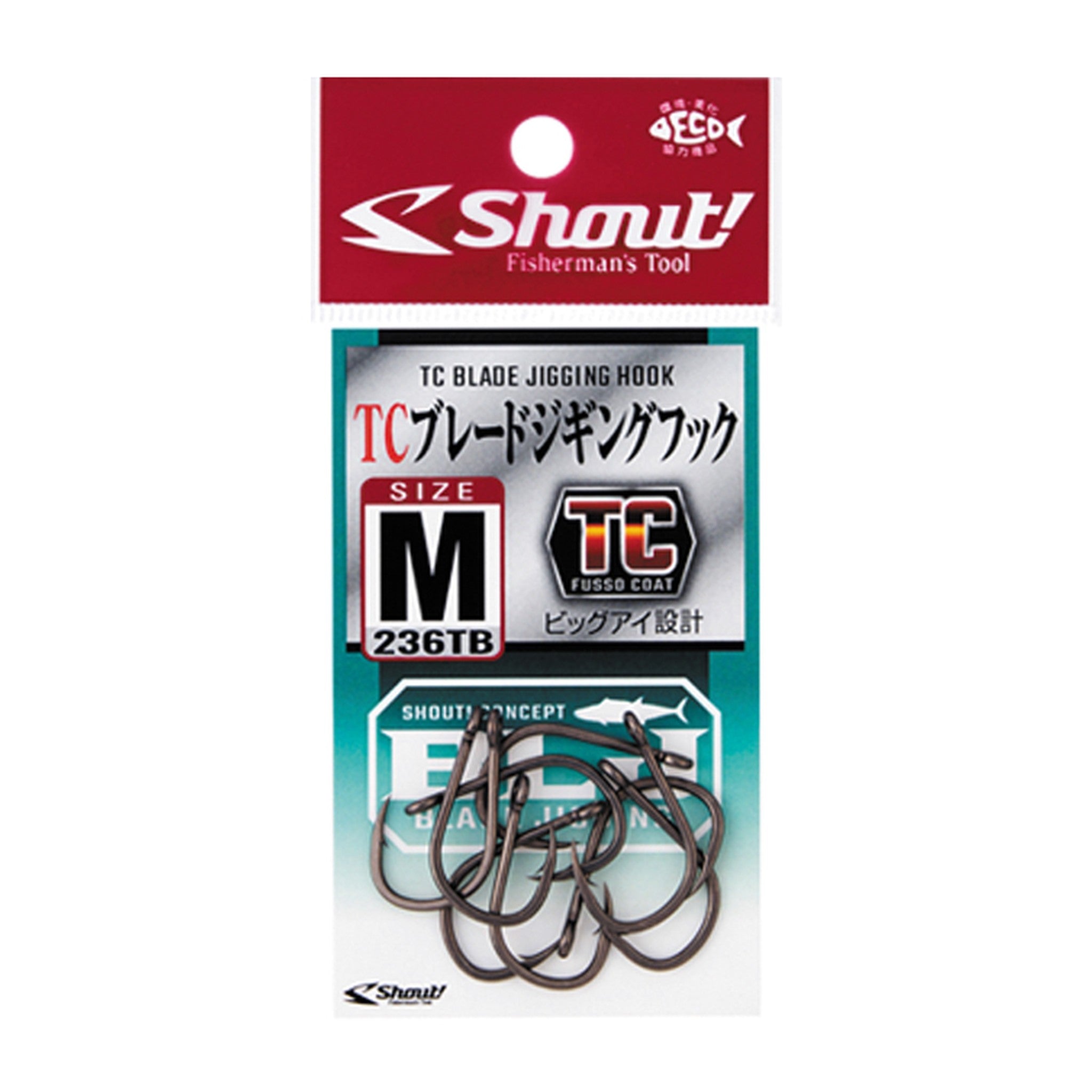 Shout 236TB TC Blade Jigging Hook — official Shout product photo