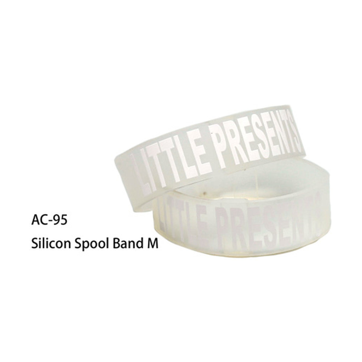 Little Presents Silicon Spool Band in Natural — official product photo