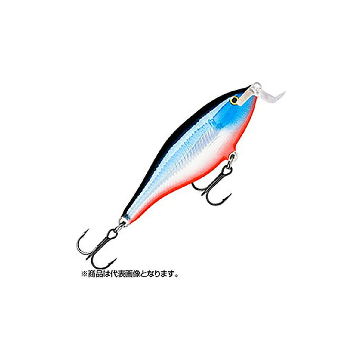 Rapala Shallow Shad Rap SSR7 in Holographic Blue Ghost — official Rapala product photo