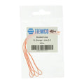 Tiemco Braided Loop #2-4 FL Orange - official product photo
