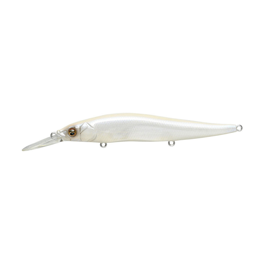 Megabass Vision 110+1 in French Pearl — official Megabass product photo