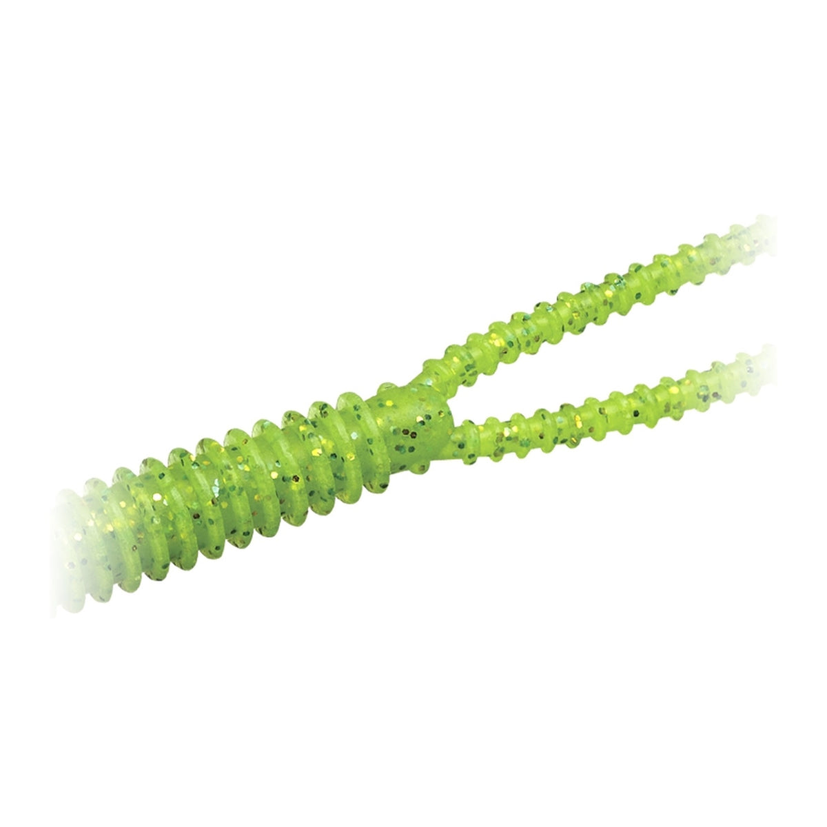 Evergreen Twin Tail Ringer 3.8 in #35 Chartreuse Gold/Green — official Evergreen product photo