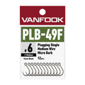 Vanfook PLB-49F Plugging Single Medium Heavy Wire Micro Barb — official Vanfook product photo