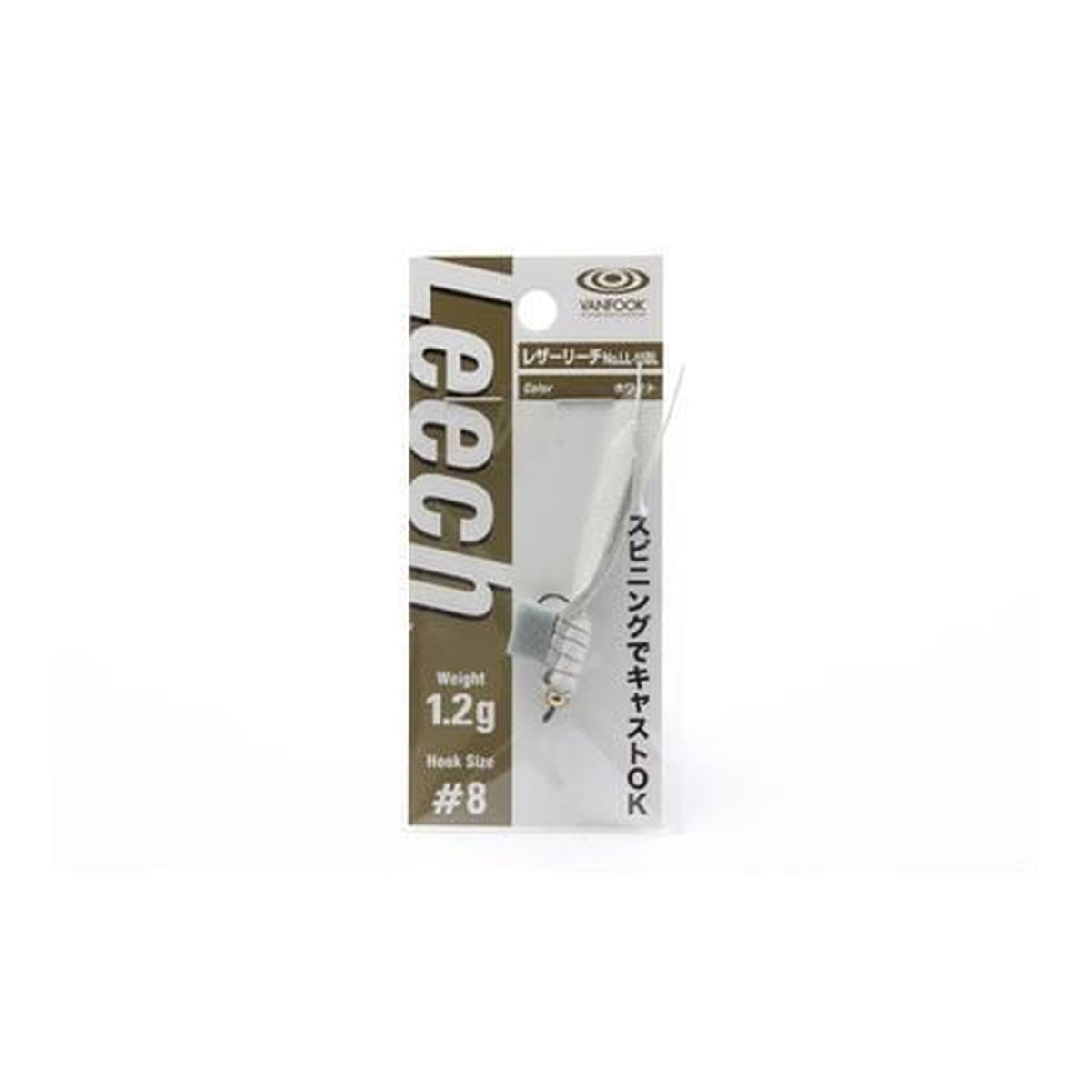 Vanfook Leather Leech 1.2g LL-11BL White