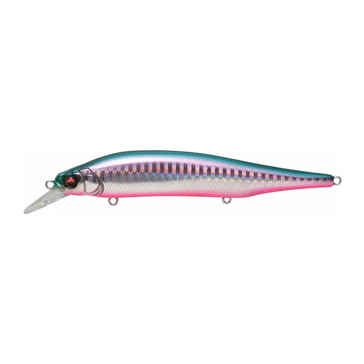 Megabass X-80 Magnum in GG Bayside Green PB — official product photo