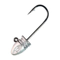 Xesta Bullet Rib Head jighead, single unit on white background