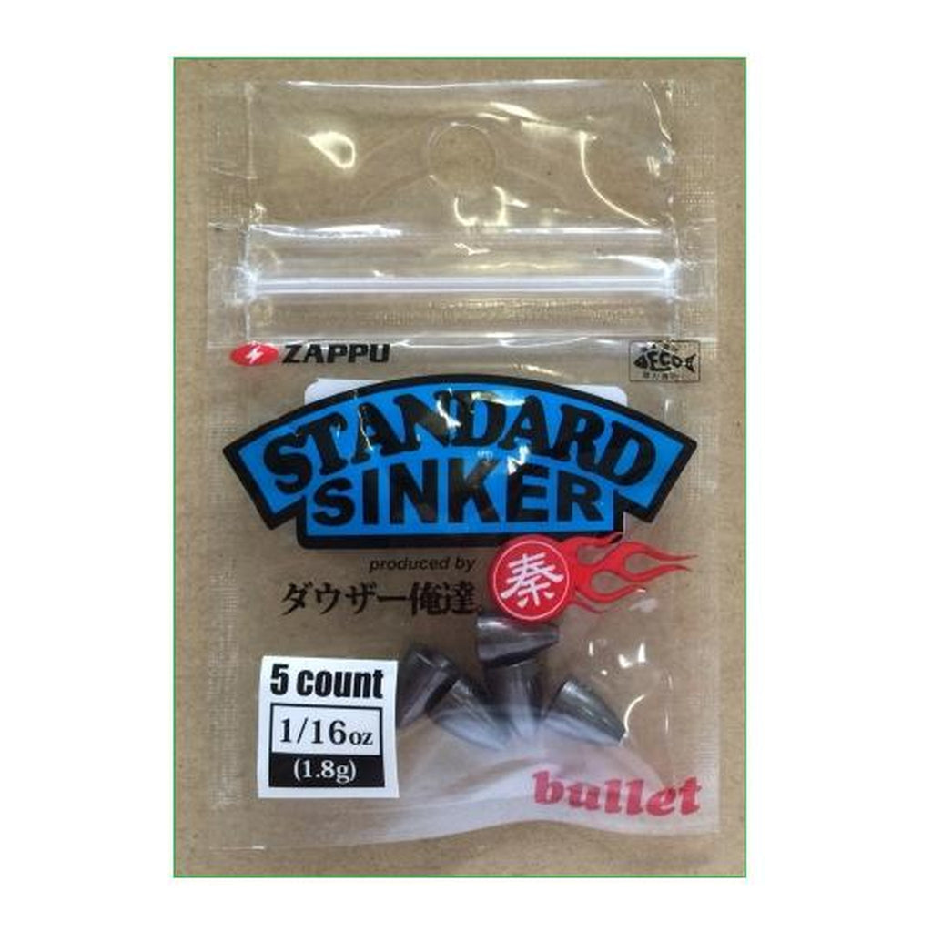 Zappu Standard Sinker Bullet 1/16oz 1.8g