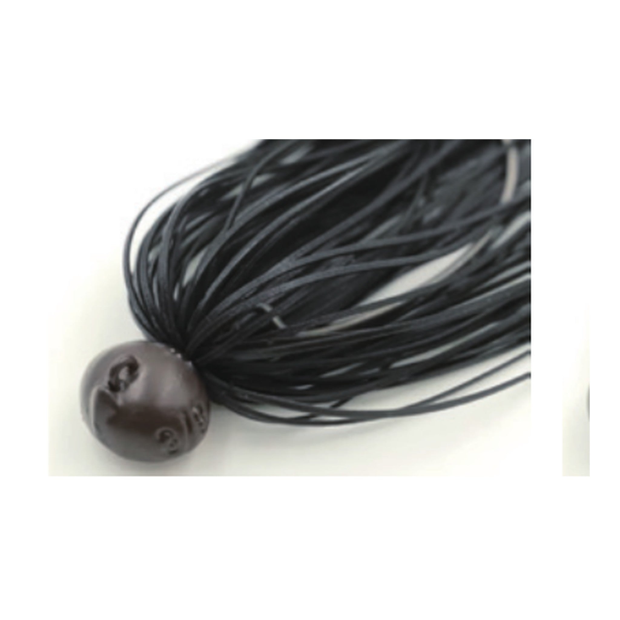 Zappu Bow Head Jig, #01 Black colorway, isolated product photo
